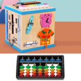 thumbnail image 3 of Kid Activity Busy Board DIY Accessories Colorful Abacus 4 years old learning for Kids Preschool, 3 of 9