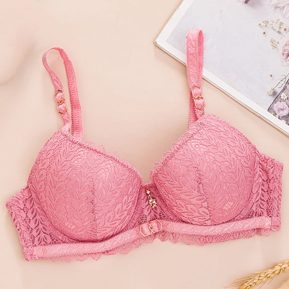 Xucatan Minimizer Lace Bras for Women Full Coverage Underwire Bras Plus Size Lifting Floral Lace Bra for Heavy Breast Gift