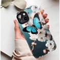 thumbnail image 5 of Butterfly and Cherry Blossom Art iPhone Case, Exquisite Floral Design for Nature Lovers, Compatible with iPhone 11/12/13/14/15/16 (Pro Max/Plus), 5 of 9