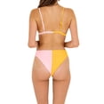 thumbnail image 2 of Liacowi Women Bikini Set, Contrast Color Padded Bra with Low Waist Briefs Summer Bathing Swimsuit, 2 of 7
