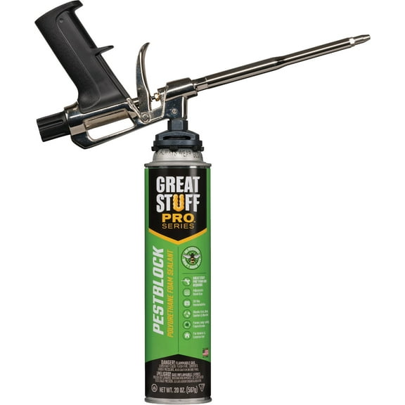 1PC Great Stuff Pro Pestblock Insulating Foam Sealant 20 Oz., Gray