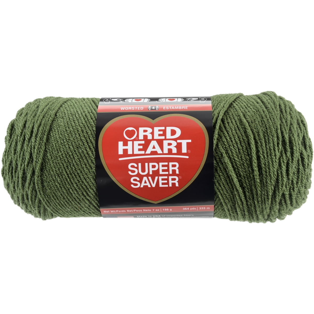 Red Heart Super Saver Medium Thyme Yarn, 1 Each