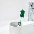 thumbnail image 3 of Toothbrush Case with Toothpaste Dispenser Cute Dinosaur Design Storage Box Portable Hanging Buckle Organizer for Home And Travel, 3 of 8