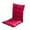 Wine, variant on Clearance Under 10! Ruroz Patio Chair Cushion, Rocking Chair Cushion with Ties, Waterproof and Fade-Resistant Overstuffed Seat Back Cushion, Red