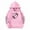 1#Pink, variant on Byoo Toddler Girl's Hoodie Football Graphic Hooded Sweatshirt Casual Activewear Pullover