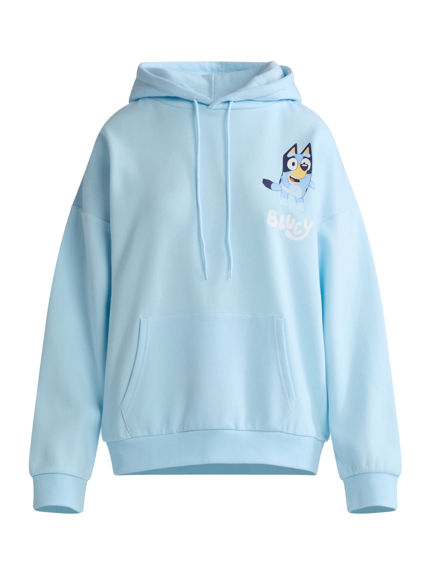 Bluey Women’s and Women's Plus Graphic Pullover Hoodie Sweatshirt, Sizes XXS-XXL