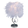 thumbnail image 1 of CM-TOP | Luz de árbol bonsái para decoración de Habitaciones | Lámpara De Plumas con Corazón | Color Blanco | árbol de Luces de Hadas | Luces LED | por USB para decoración del hogar (23 * 39CM), 1 of 3