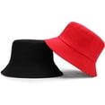 thumbnail image 6 of CoCopeaunts Men Bucket Hat Lightweight Packable Women Double Use Fisherman Hats Unisex Pure Color Outdoor Classic Basin Caps, 6 of 8