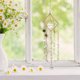thumbnail image 4 of Greenadscape Adorno Colgante De Cristal Dorado Ideal Para De Fiestas Y, 4 of 8