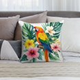 thumbnail image 6 of Tropical Palm Leaves with Parr Pillow Covers,Tropical Palm Leaves with Parr Throw Pillow Covers 24"×24" ,Living Room Sofa Couch Pillow Covers,Decorative Pillow Covers, 6 of 7