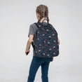 thumbnail image 5 of Naloa Christmas Dachshund Print Lightweight DayBackpack Suitable for school, work, shopping, travel, etc., 5 of 5