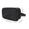 thumbnail image 2 of 1 Pc Handheld Travel Cosmetic Bag for Business Travel Black PU, 2 of 4