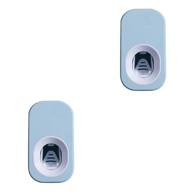 Inteprter montaje dispensador de de exprimidor automático soporte de habitación estante de almacenamiento de inodoro apartamentos hoteles Azul 2Conjunto
