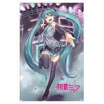 Hatsune Miku - Stage Lights Wall Poster, 14.725" x 22.375" Framed