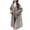 Khaki, variant on YFNNUP Women's Trench Coats Notched Collar Single Breast Midi Long Pea Coat Casual Loose Winter Outwear with Pockets
