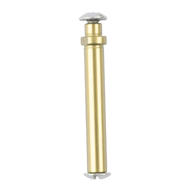 Herramienta de reparación de eje de carrete de pesca de metal, perilla de mango de pesca, pieza de repuesto de barra larga de 3 cm dorado