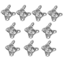Soimiss 10Sets Detachable Corner Brace Metal L Shape Bracket for Furniture Use