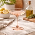 thumbnail image 2 of Just Feed Me by Jessie James Decker 13oz Coupe Glass, Pink, 2 of 8