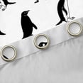 thumbnail image 4 of Homewish Cute Wildlife Penguin Blackout Curtains Set of 2 (52x84 Each) for Teen, Kawaii Antarctic Animal Window Curtains, Cartoon Theme Curtains and Drapes, Blackout Curtains Decor, 4 of 6