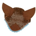 thumbnail image 1 of Gorro de oreja / red / capucha de ganchillo de shamjiam Algodón Caballo Velo Mosca, 1 of 7