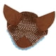 thumbnail image 1 of Velo de Mosca de Caballo de Ganchillo Hecho de Algodón Transpirable Red de Oído/gorro/capucha Colores marrón Cola Algodón Caballo Velo Mosca, 1 of 7