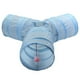 thumbnail image 1 of Túnel para gatos, tubo plegable con 1 juguete de pelota de juego, túneles de 3 vías para gatos de interior, cachorros, gatitos, conejos, 1 of 7