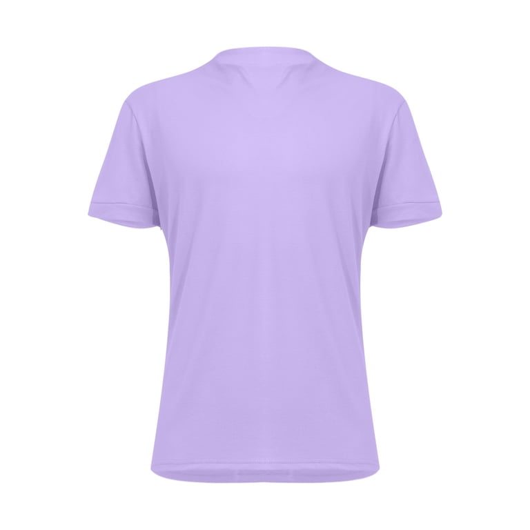 Cuoff Men's casual solid color V-neck gentleman's business short