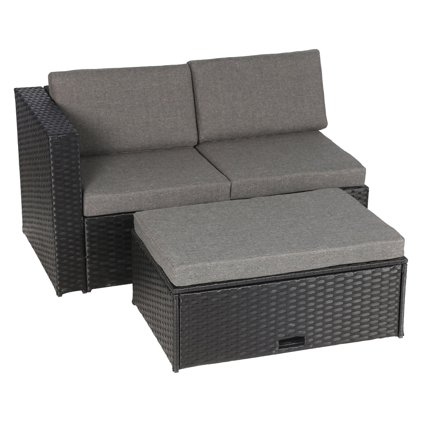 Lux Furniture Wicker 4 Piece Patio Conversation Set With Ottoman Lux Furniture Wicker 4 Piece Patio Conversation Set With Ottoman Com