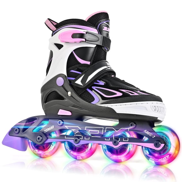 Final deportiva de patines en línea a las 2 p.m., para niñas y niños de 5 a 8 a 12 años