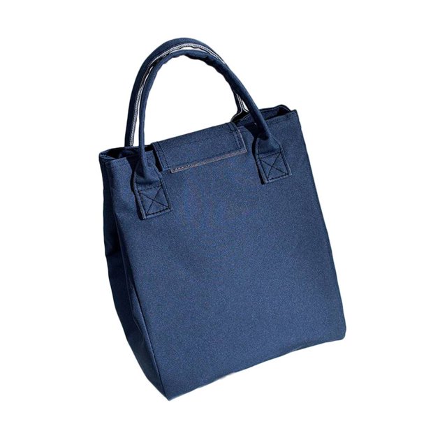 Bolsa térmica reutilizable para almuerzo, bolsa refrigeradora a rayas, caja de almuerzo aislada, bolsa de Picnic, refrigerador escolar para hombres y mujeres kenally JJ17472-04