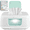 Aqua, variant on Jool Baby Tiny Bums Wipe Warmer and Baby Wipes Dispenser with Soft LED Nightlight, Gray