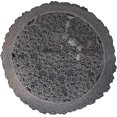 thumbnail image 5 of gris-chapeau Bob D't En Tricot Au Crochet Pour Femme - Fait La Main - Motif Floral, 5 of 5