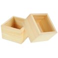 thumbnail image 2 of 2pcs Wooden Box Pantry Organizer Storage Box Cabinet Organizers Seasoning Container, 2 of 8
