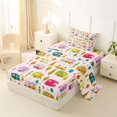 thumbnail image 2 of Erosebridal Cartoon Adventure Car Twin Sheet Sets 3pcs For Boys Girls,Kids Teens Happy Camping Bedding, 2 of 5