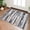Grey Navy Blue Black Cream Tan-style-02, variant on Modern Abstract Entryway Rug Indoor 2x3 Washable Rug Non-Slip Soft Small Area Rug Navy Blue Kitchen Mats Thin Print Faux Wool Floor Carpet Throw Rugs for Entrance Bedroom