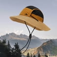 thumbnail image 2 of Beach Hats for Women , Beach Wear for Women , Black Sun Hat Summer Sun Hat with Adjustable Tie Strap for Outdoor Casual Wear and Holiday Travel, 2 of 3