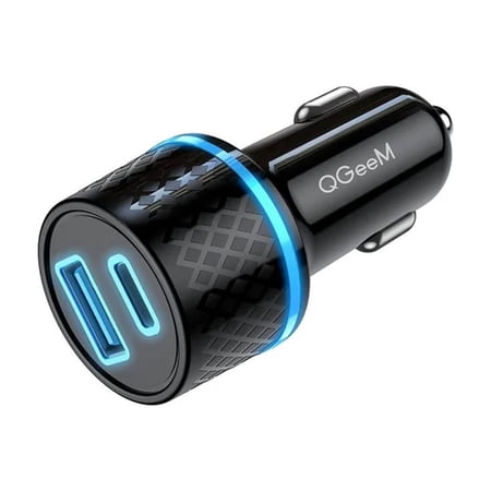 USB C Car Charger Adapter  2Pack 91W Fast Charging Cigarette Lighter Charger with PD3.0 USB Type-C Phone Charger Compatible for iPhone 15 14 13 Pro MAX iPad Pro Galaxy S24 S23 S22 and More.