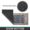 thumbnail image 7 of Kitchen Rugs and Mats Non Skid Washable Boho Blue Carpet Kitchen Mat and Rug Set,Floor Cushion Waterproof Rug,Rubber Backed Area Rugs for Kitchen Laundry, 7 of 7