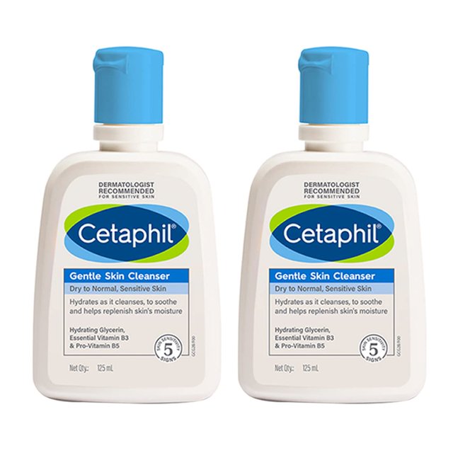 Cetaphil Gentle Skin Cleanser 125ml ( Pack of 2)