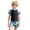X1Blue, variant on uikmnh Boys Swimsuit 3 Piece Swim Set Short Sleeve Swimshirt Trunks and Rash Guard Bathing Suit for Water Play Size:7-8 Years