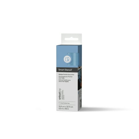 Cricut Joy™ Smart Stencil™ Matless Flexible Stencil Film (4 ft), 4.4" x 48",Clear
