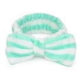 thumbnail image 2 of 6 unids/set Coral Fleece Wash Face Hair Holder Hairband Bow Hairbands yeacher Diademas, 2 of 7