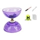 thumbnail image 2 of Juego de diábolo chino, juguete de malabarismo, práctico, divertido, resistente, regalo, accesorios de cinco rodamientos para adultos, niños, ancianos, espectáculos en parques. L Púrpura, 2 of 8