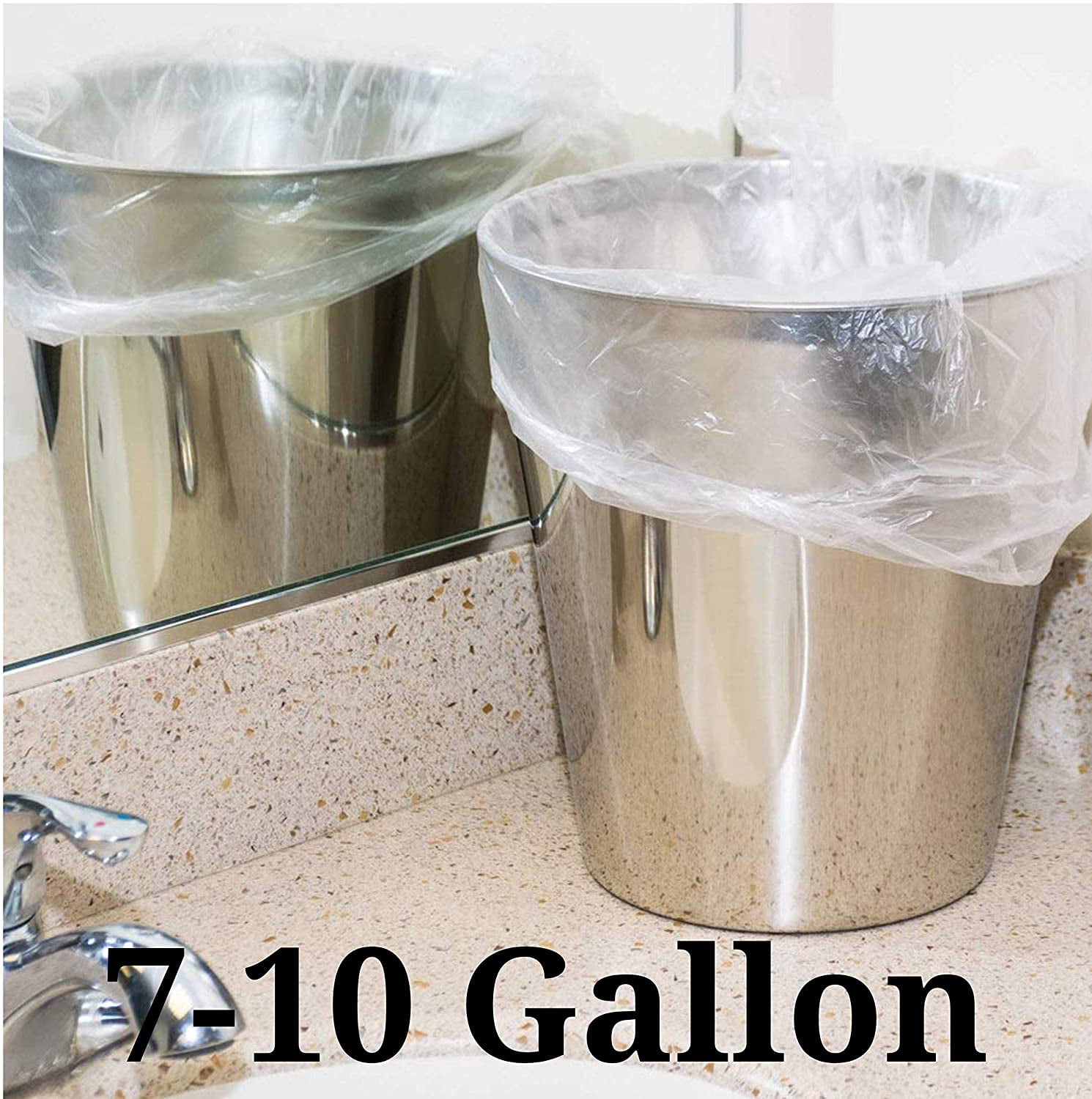 Perk™ 13 Gallon Scented Kitchen Trash Bag, 28 x 24, Low Density, 0.9 mil,  White, 100 Bags/Box (PK5