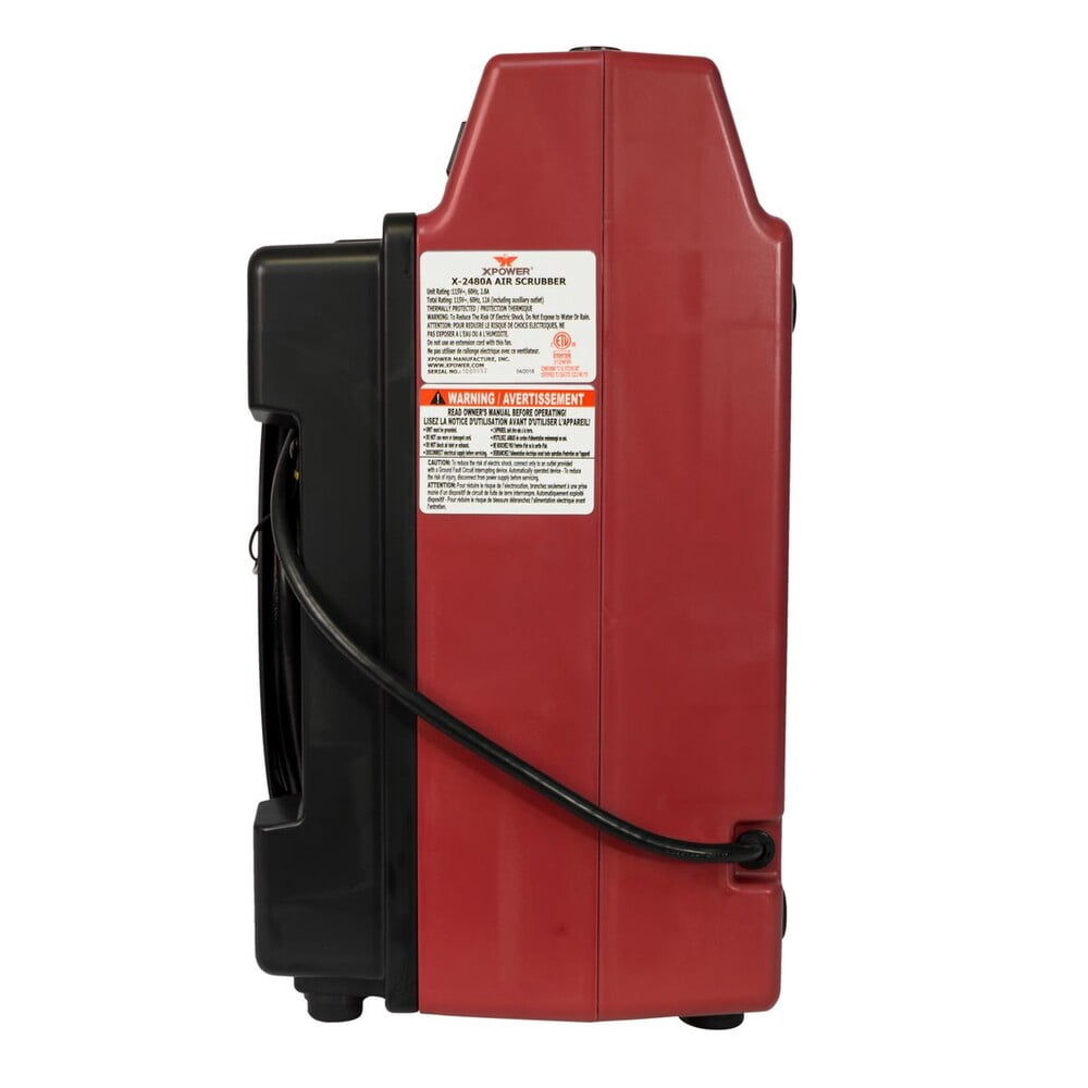 XPOWER X-2480A Commercial 3 Stage Filtration HEPA Purifier System