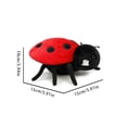 thumbnail image 3 of Lifelike Ladybug Stuffed Animal Insect Pillow Dolls Cute Soft Ladybug Plush Toys Holiday Decor Gifts, 3 of 7
