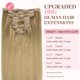 thumbnail image 2 of Extensiones de cabello GOO GOO CLIP en cabello humano real de 14 pulgadas y 150 g, 2 of 8