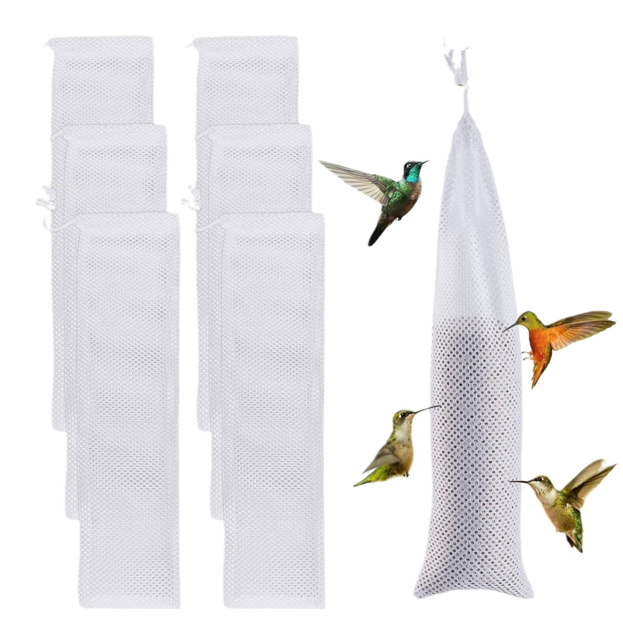 MISSMILE Refillable Thistle Sock Feeder,3 Socks- Easy-Fill,Durable Design,Attracts Finches and Wild Birds,Ideal for Year-Round Use - (Pack of 1)