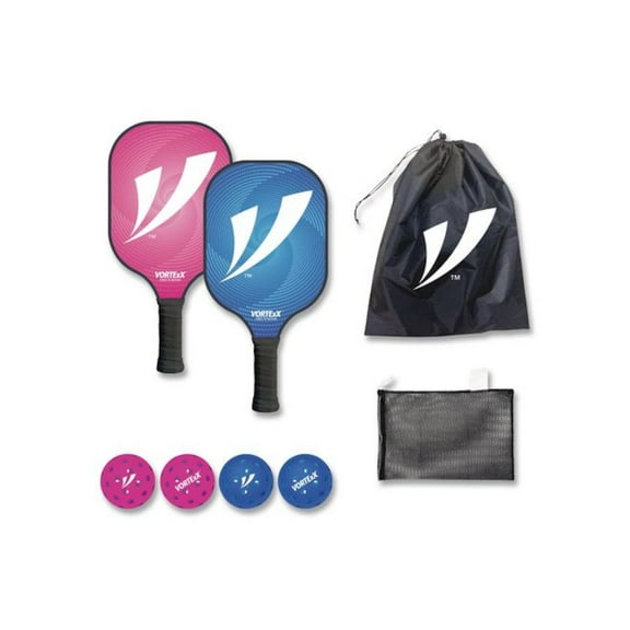 VORTExX Pickleball Set, Pink/Blue, 15.75" x 7.75" x 2.9"