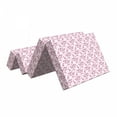 thumbnail image 2 of Watercolor Foldable Mattress, Rosy Blossoms, 74.8" x 35.4", Rose Pink, by Ambesonne, 2 of 6